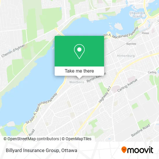 Billyard Insurance Group map