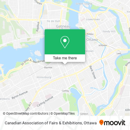 Canadian Association of Fairs & Exhibitions map