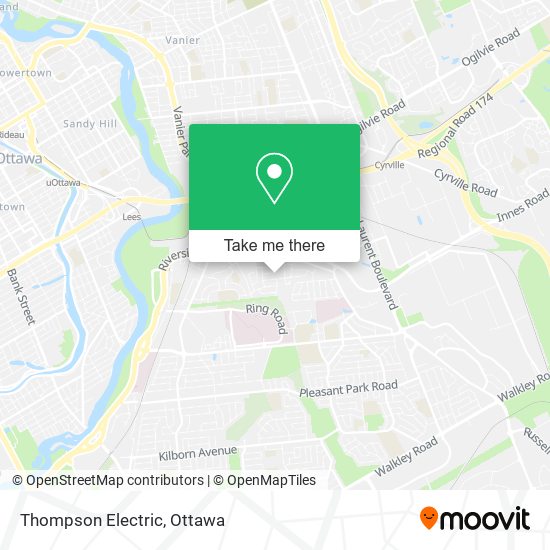 Thompson Electric map