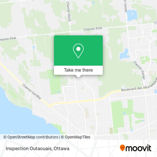 Inspection Outaouais map