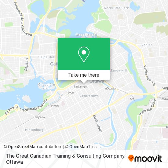 The Great Canadian Training & Consulting Company map