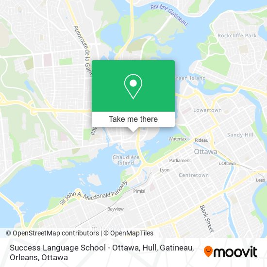 Success Language School - Ottawa, Hull, Gatineau, Orleans plan