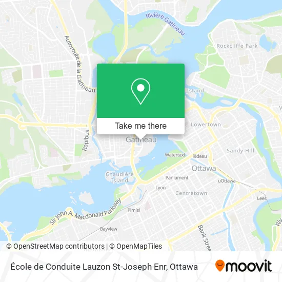 École de Conduite Lauzon St-Joseph Enr map