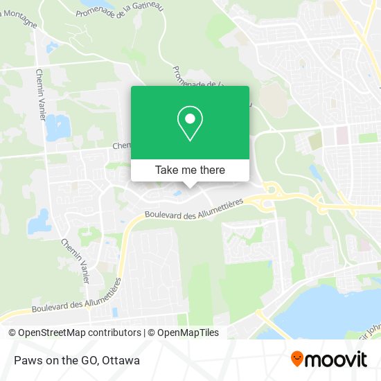 Paws on the GO map
