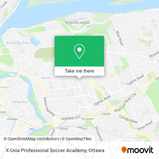 X-Uvia Professional Soccer Academy map