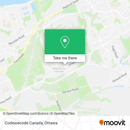 Codewecode Canada map