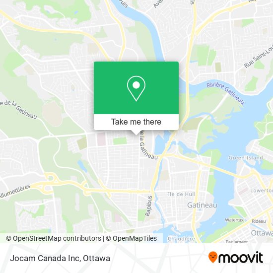 Jocam Canada Inc map