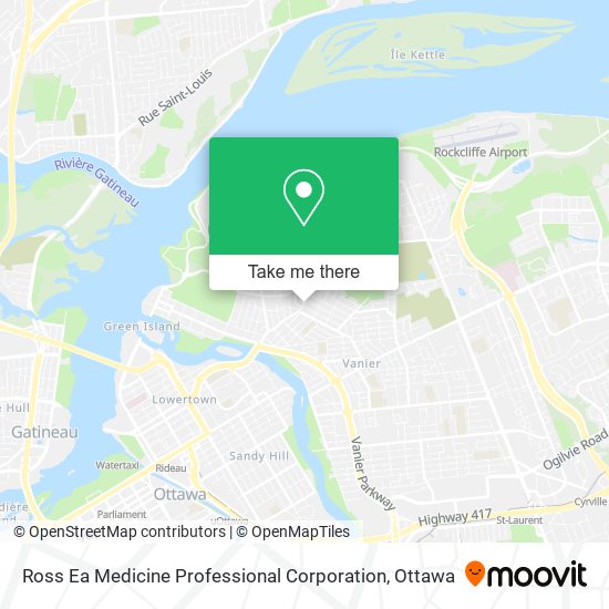 Ross Ea Medicine Professional Corporation map