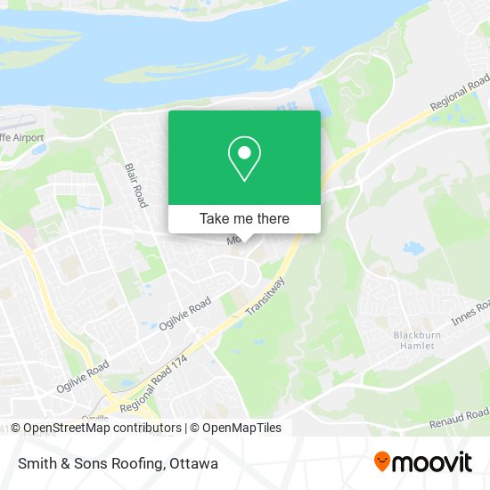 Smith & Sons Roofing map