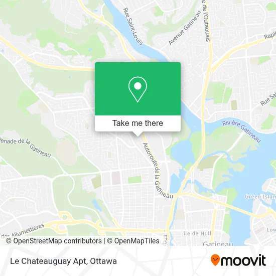 Le Chateauguay Apt map
