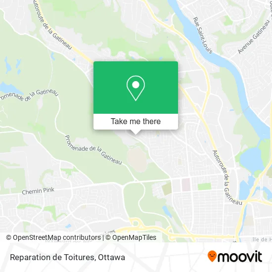 Reparation de Toitures map