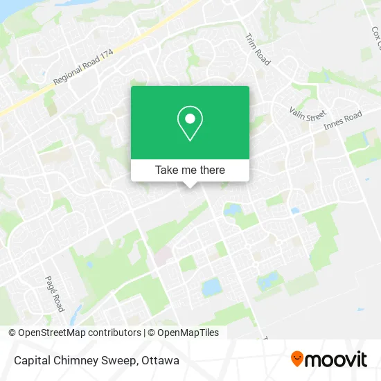 Capital Chimney Sweep map