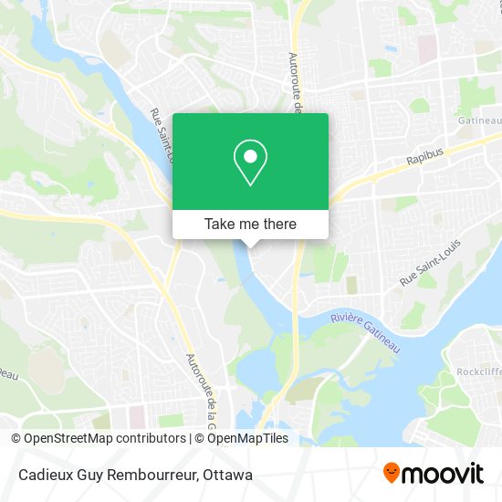 Cadieux Guy Rembourreur map