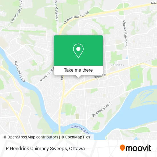 R Hendrick Chimney Sweeps map