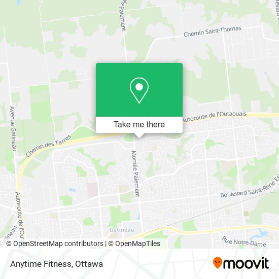 Anytime Fitness map