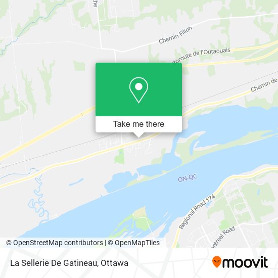 La Sellerie De Gatineau map