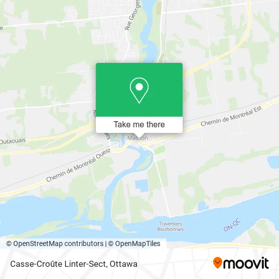 Casse-Croûte Linter-Sect map