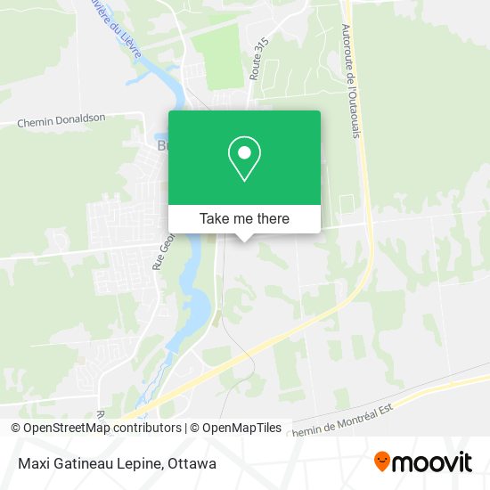 Maxi Gatineau Lepine plan