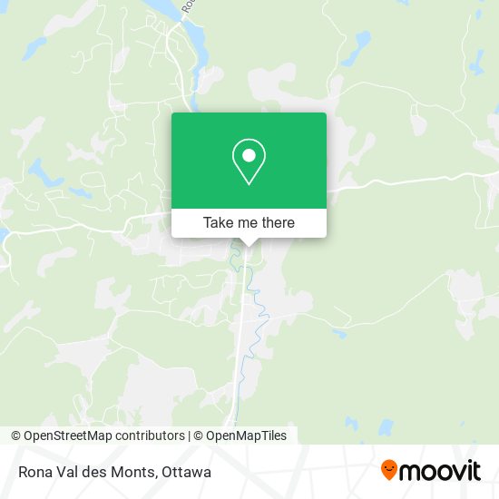 Rona Val des Monts map