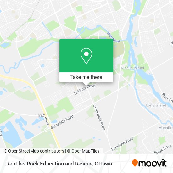 Reptiles Rock Education and Rescue map