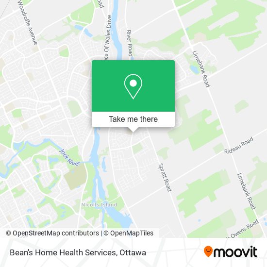 Bean's Home Health Services map