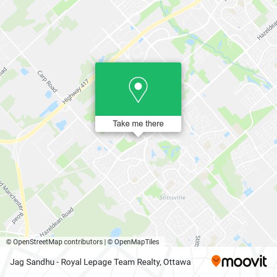 Jag Sandhu - Royal Lepage Team Realty map