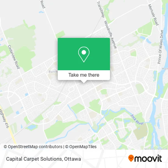 Capital Carpet Solutions map