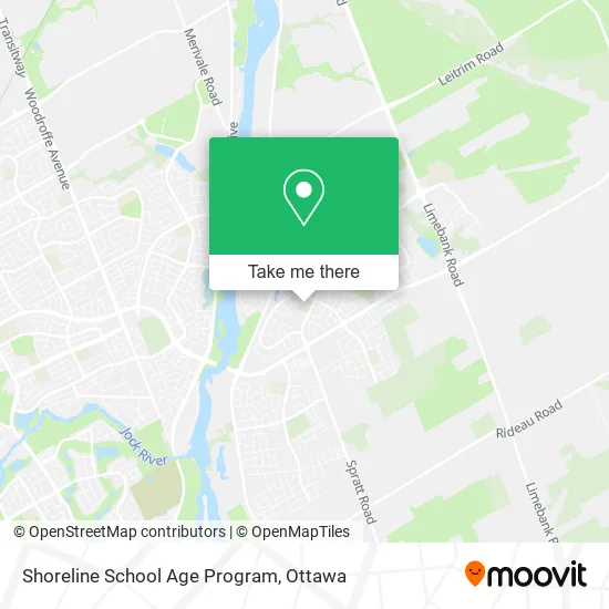 Shoreline School Age Program map