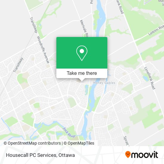 Housecall PC Services map