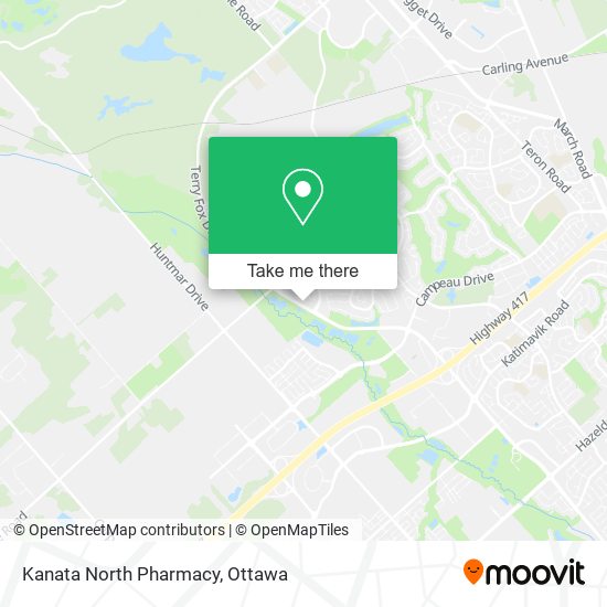 Kanata North Pharmacy map