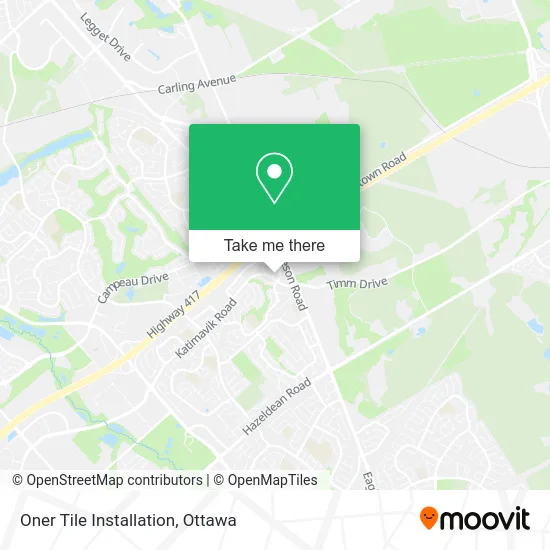 Oner Tile Installation map