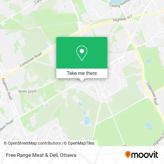 Free Range Meat & Deli map