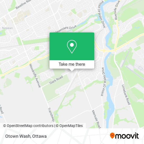 Otown Wash map