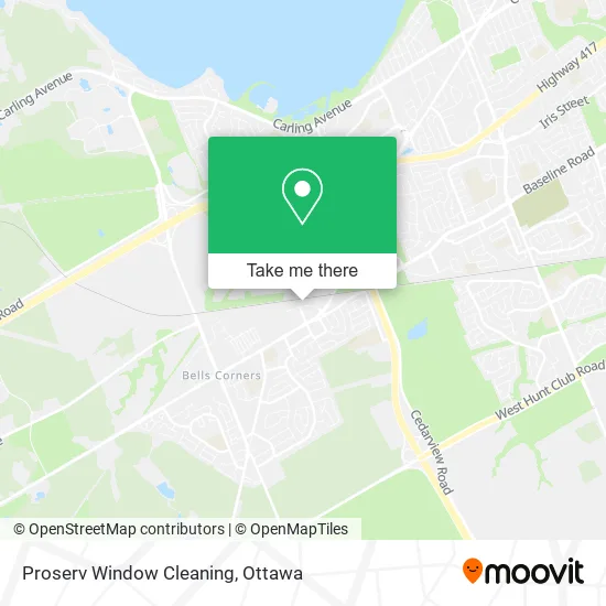 Proserv Window Cleaning map