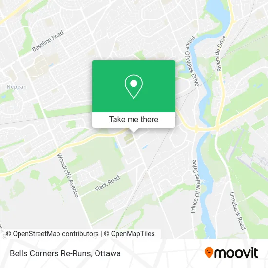 Bells Corners Re-Runs map