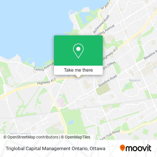 Triglobal Capital Management Ontario map