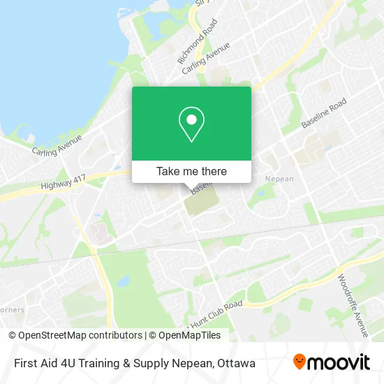 First Aid 4U Training & Supply Nepean map