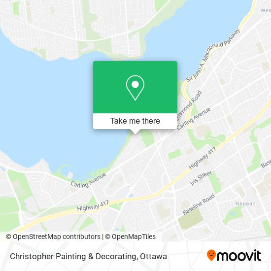 Christopher Painting & Decorating map