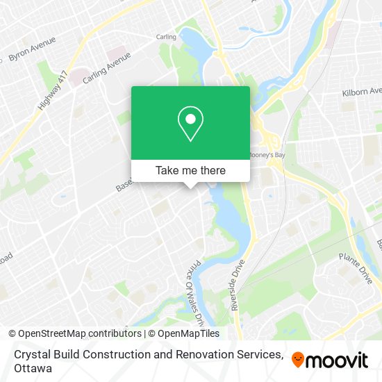 Crystal Build Construction and Renovation Services map