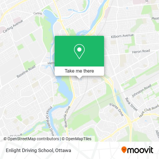 Enlight Driving School map