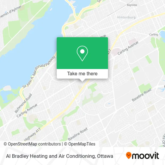 Al Bradley Heating and Air Conditioning map