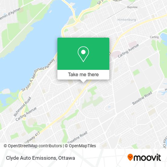 Clyde Auto Emissions map