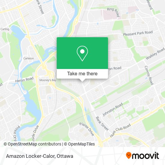 Amazon Locker-Calor map