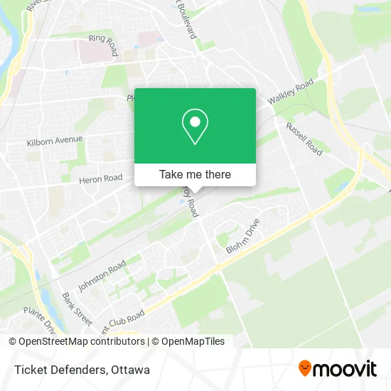 Ticket Defenders map