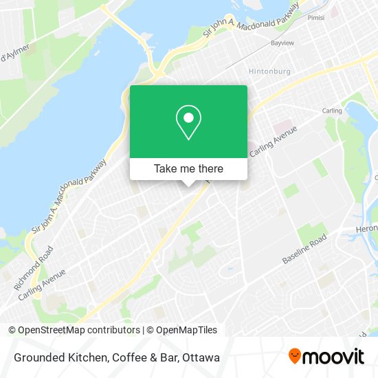 Grounded Kitchen, Coffee & Bar map