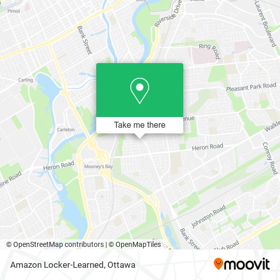 Amazon Locker-Learned map