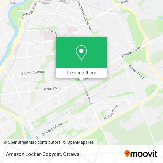 Amazon Locker-Copycat map