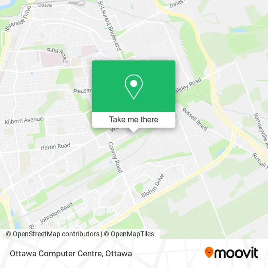 Ottawa Computer Centre map