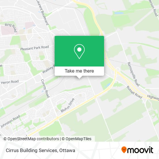 Cirrus Building Services map