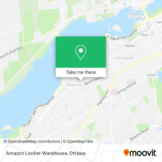 Amazon Locker-Warehouse map